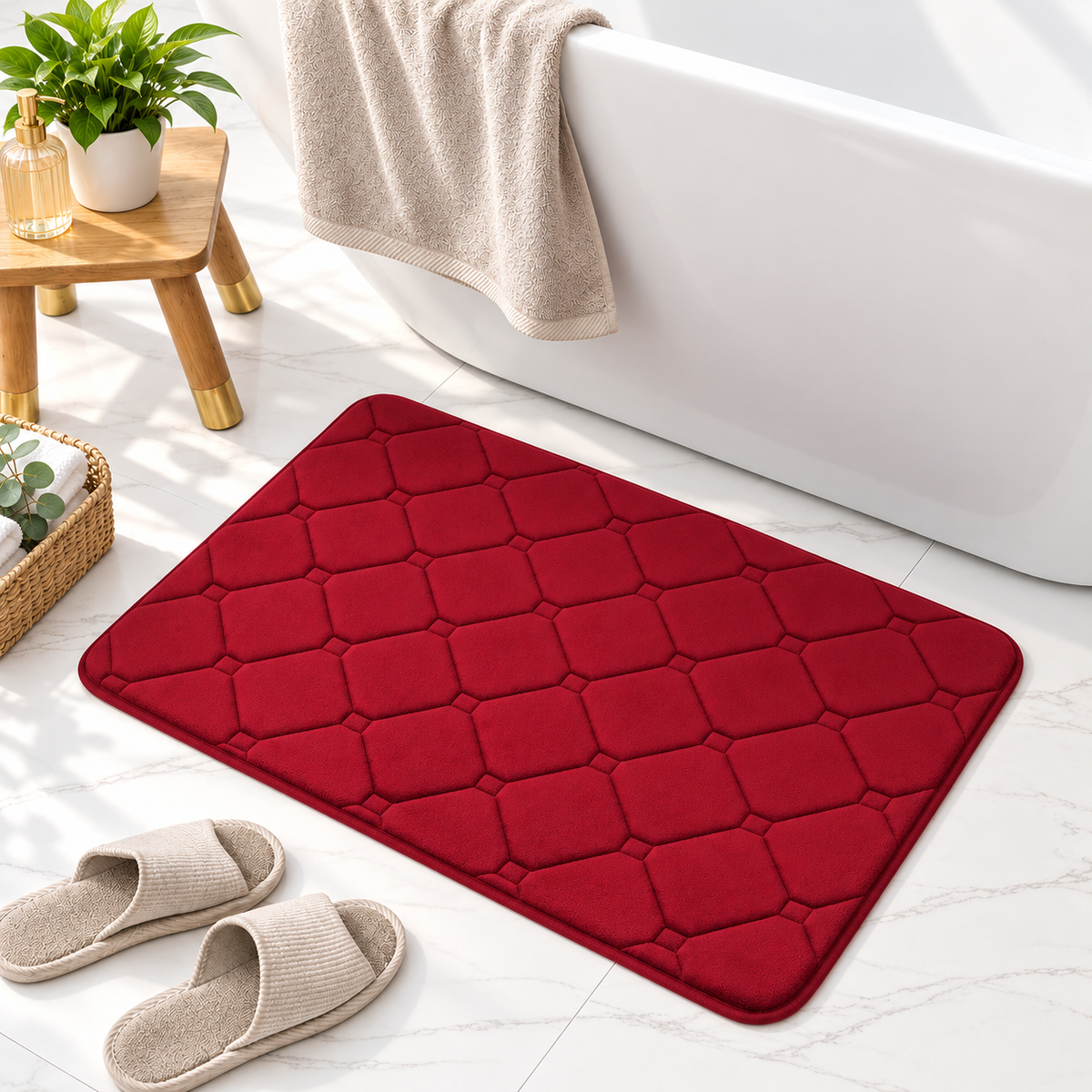 Tapis de bain simpliste