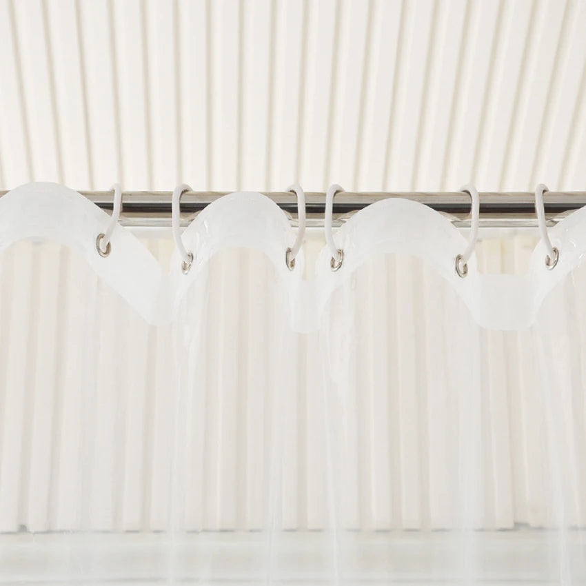 Rideau de douche transparent classique