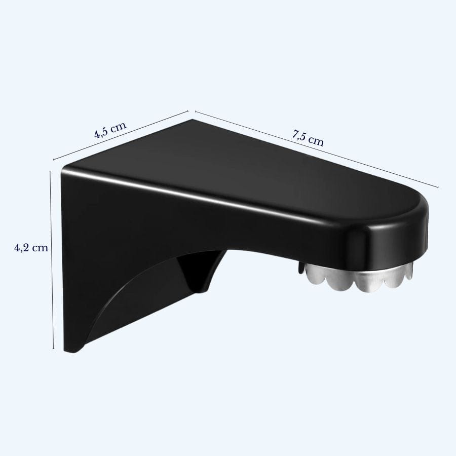 Porte-savon aimanté black