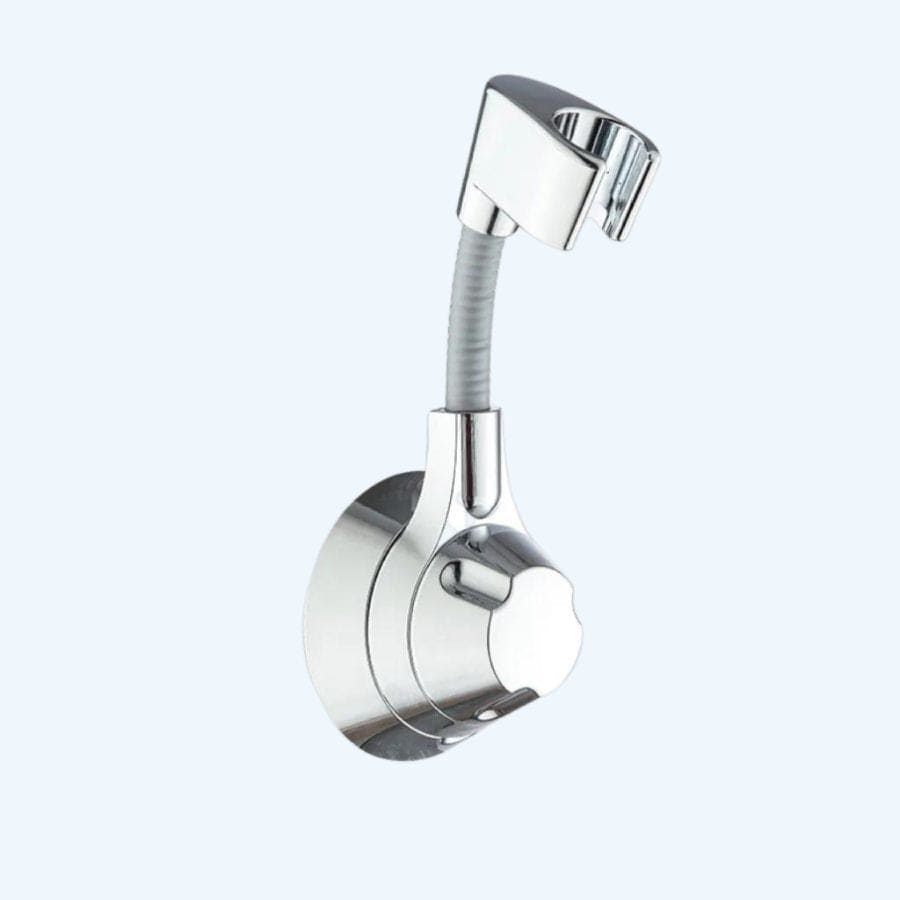 Support de pommeau de douche flexible Chrome