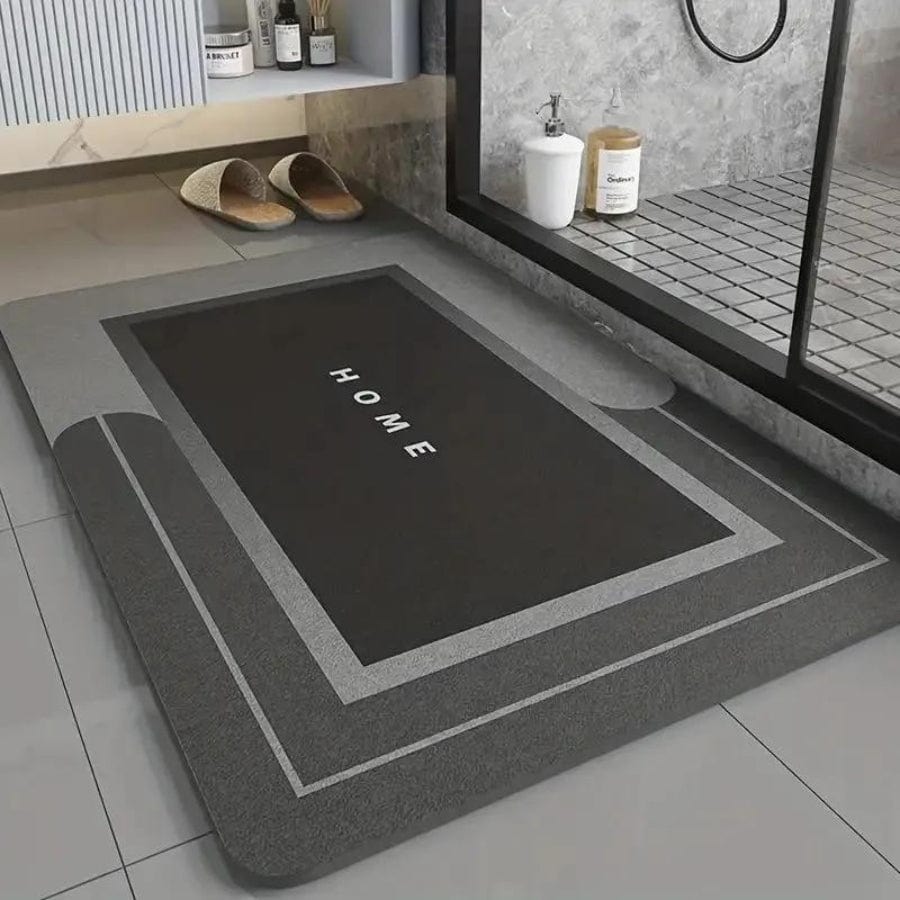 Tapis de bain design gris | Espace Douche Gris / 40cm x 60cm