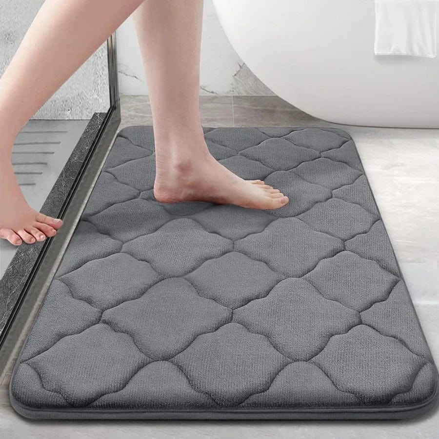 Tapis de bain simple | Escale Douche Gris / 40cm x 60cm