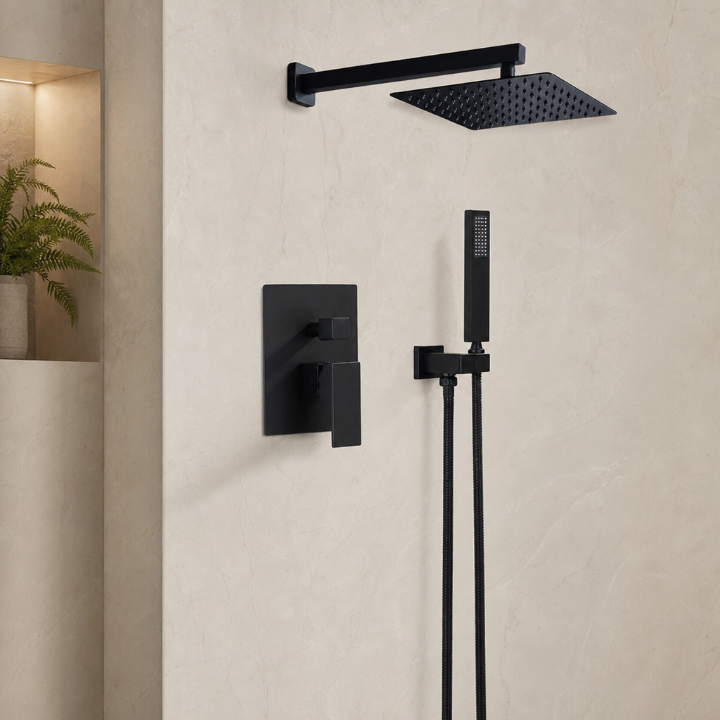 Ensemble de douche à encastrer