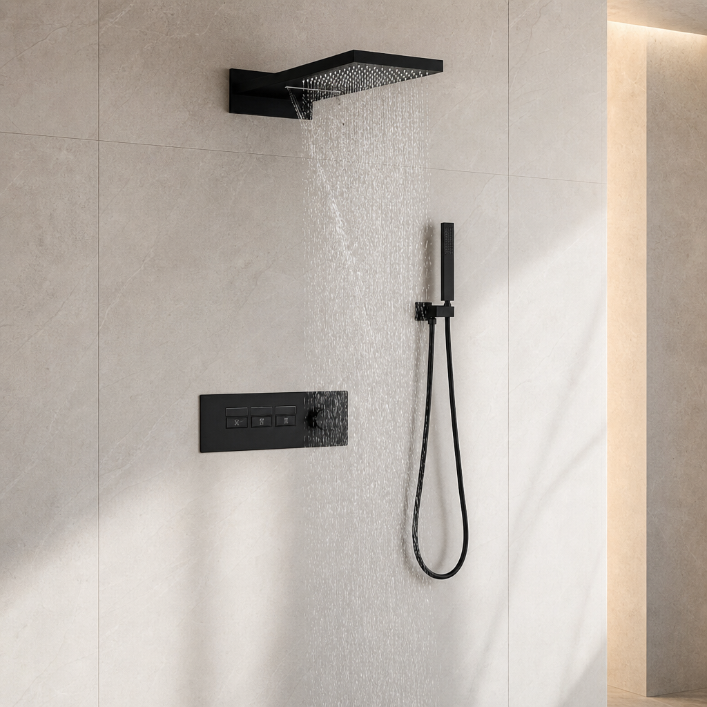 Ensemble de douche à encastrer