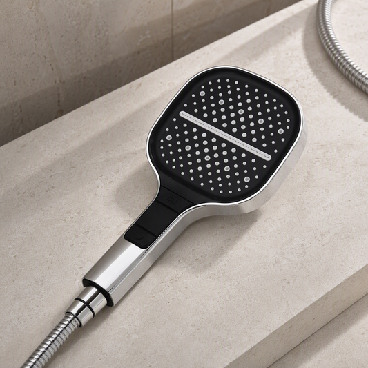 Pommeau de douche carré huit modes