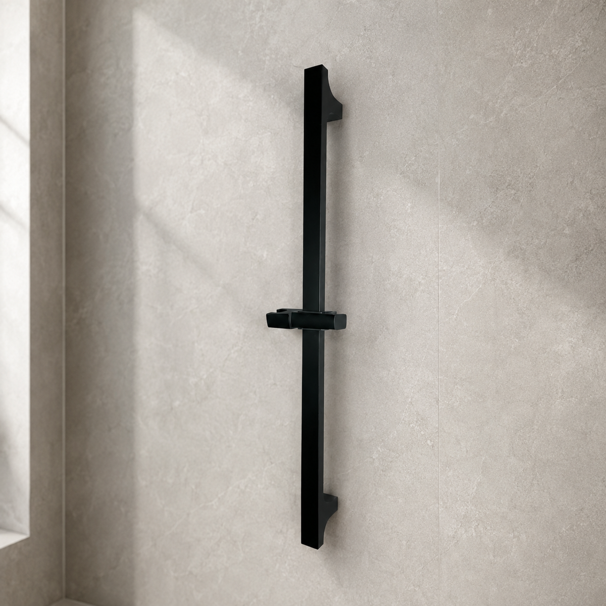 Barre de douche design carré