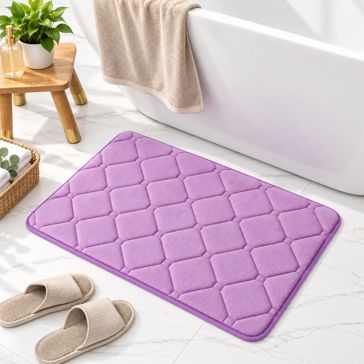 Tapis de bain simpliste