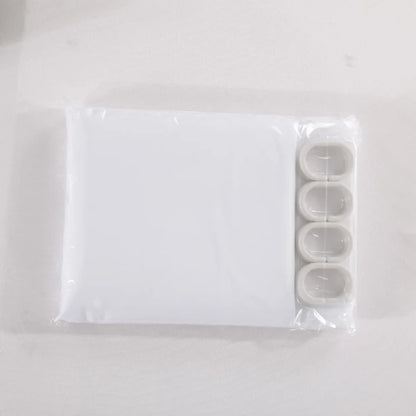Rideau de douche blanc opaque