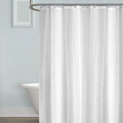 Rideau de douche blanc opaque