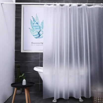 Rideau de douche transparent effet soie