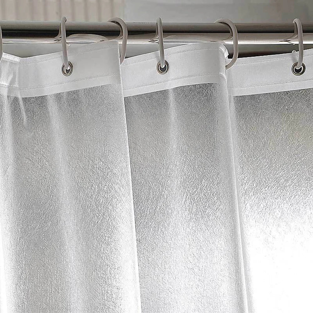 Rideau de douche transparent effet soie