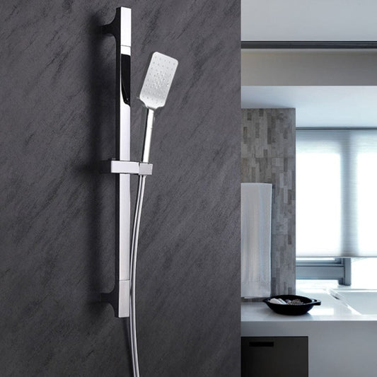 Barre de douche design Chrome