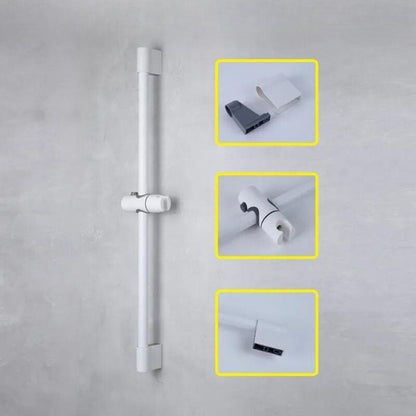 Barre de douche en acier inoxydable Blanc