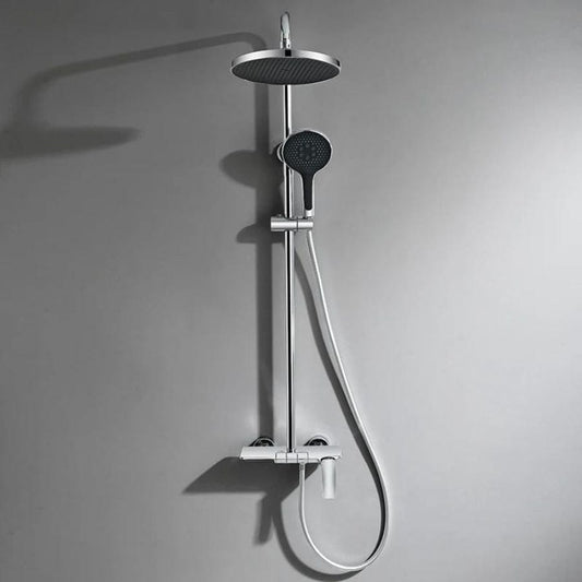 Colonne de douche design minimaliste Chrome