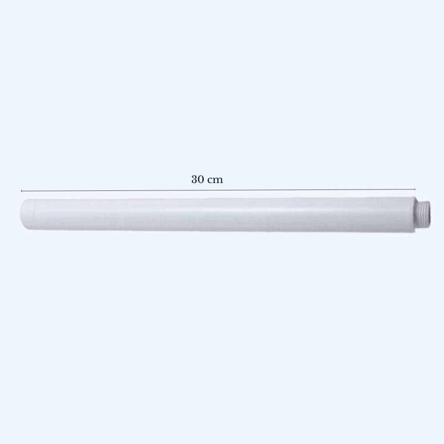 Colonne de douche moderne Rallonge blanche 30 cm