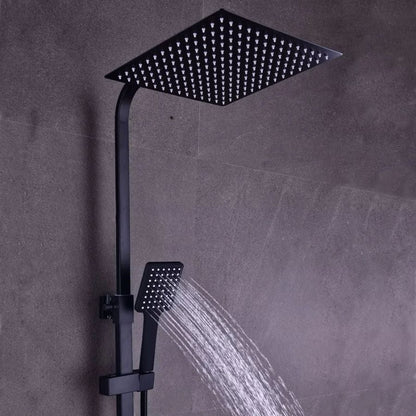 Colonne de douche thermostatique au design chic Noir