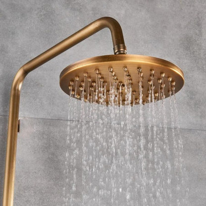 Colonne de douche vintage Bronze brossé