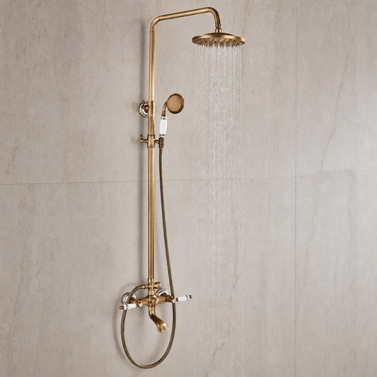 Colonne de douche vintage Bronze brossé