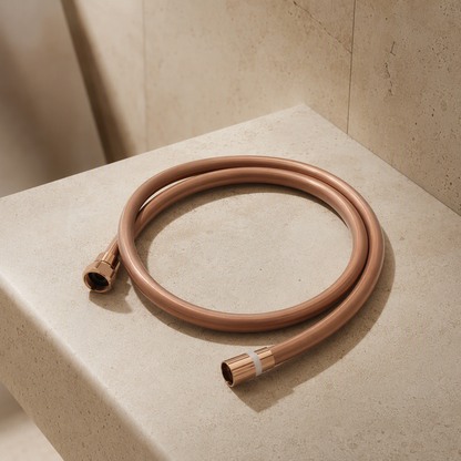 Flexible de douche en PVC rose gold Rose gold