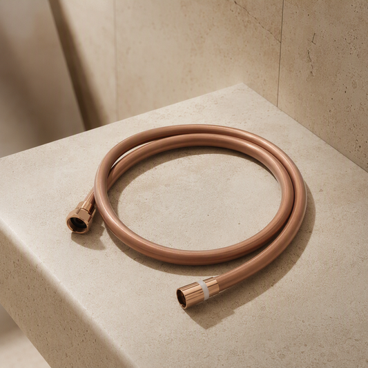 Flexible de douche en PVC rose gold Rose gold