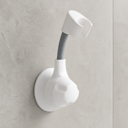 Support de pommeau de douche flexible  Blanc