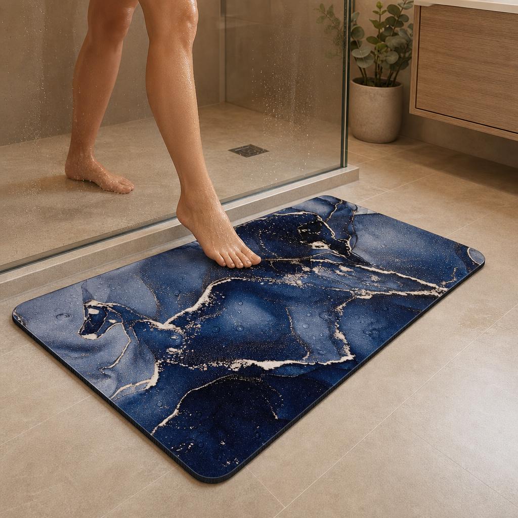 Tapis de bain déco moderne