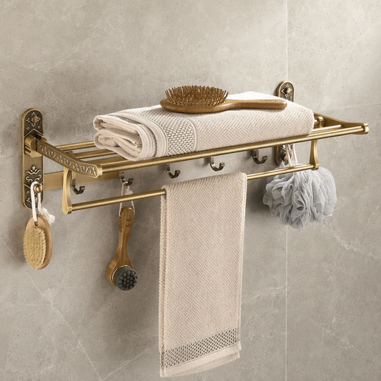 Porte-serviettes vintage | Escale Douche bronze