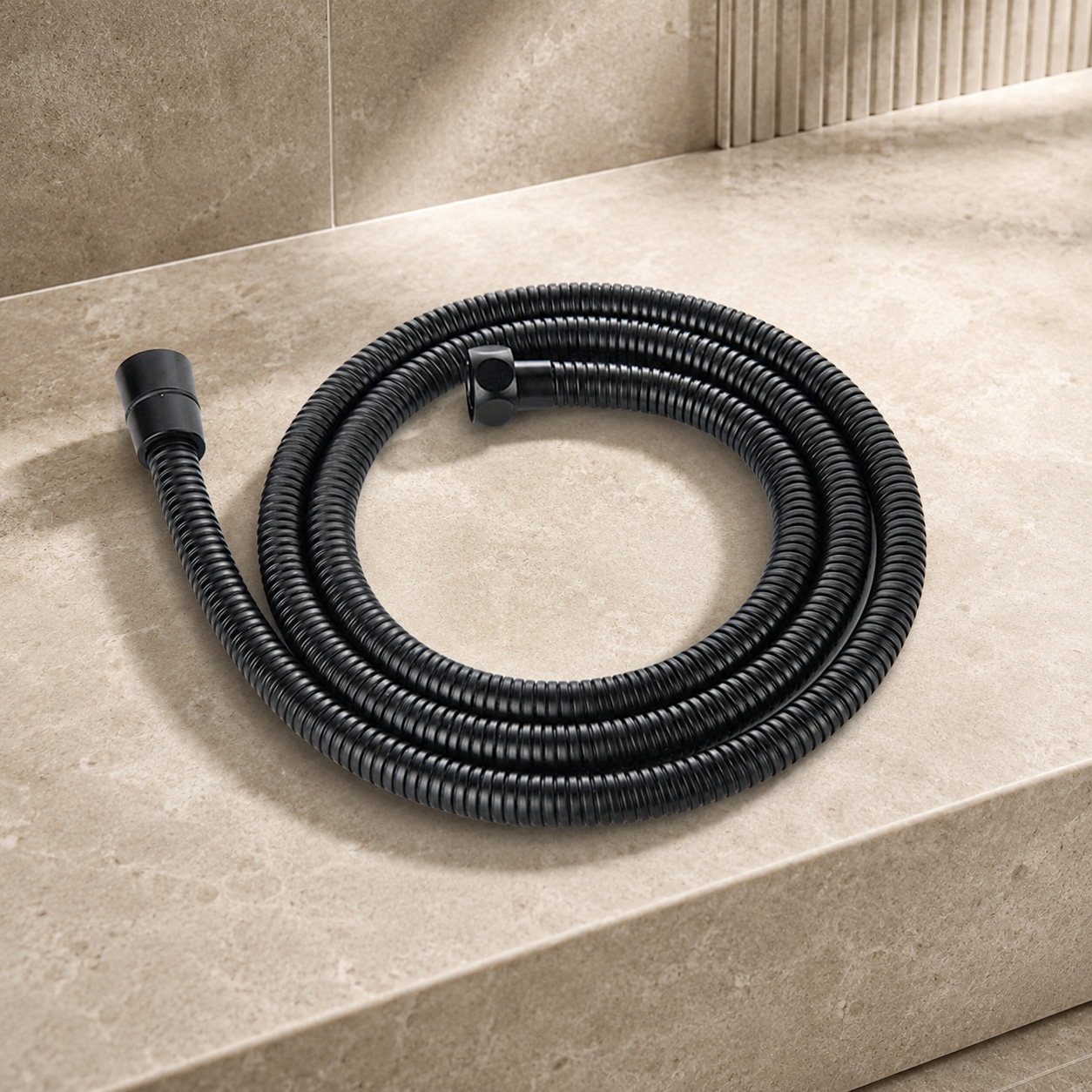 Flexible de douche noir Noir