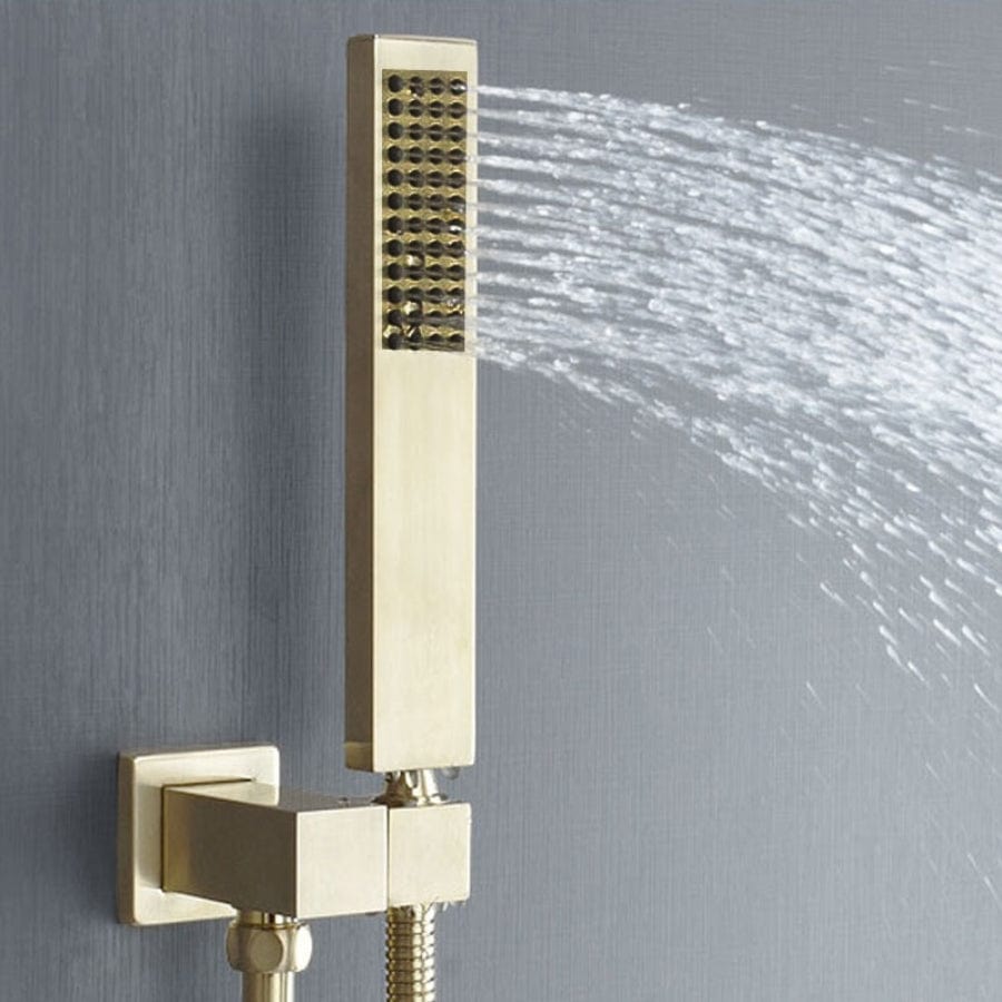 Ensemble de douche à encastrer, avec robinet