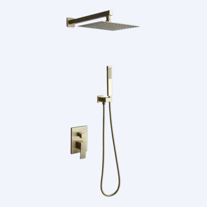 Ensemble de douche à encastrer Doré brossé