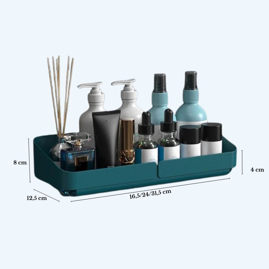 Étagère de douche colorée  Bleu 16.5 cm de longueur