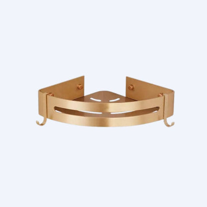 Étagère de douche d’angle dorée Rose gold