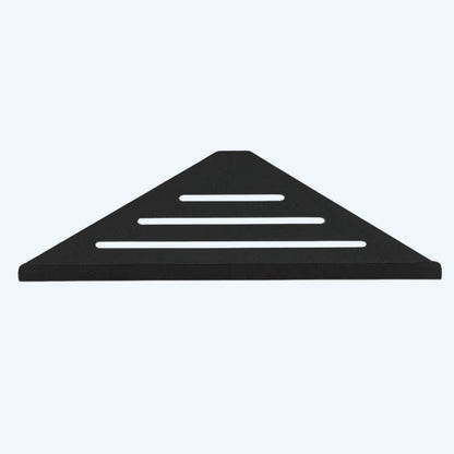 Étagère de douche d'angle en acier inoxydable   Noir