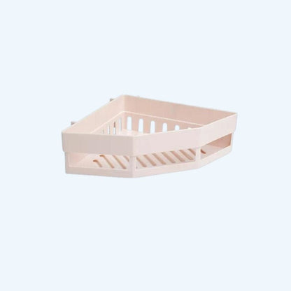 Étagère de douche d’angle style panier  Rose