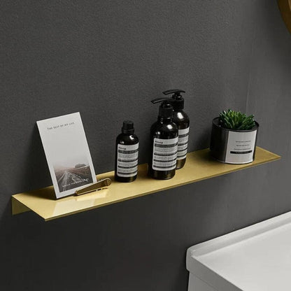 Étagère de douche dorée brossée 60 cm
