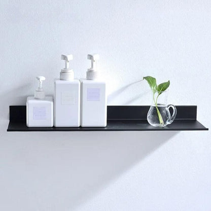 Étagère de douche extra plate noire