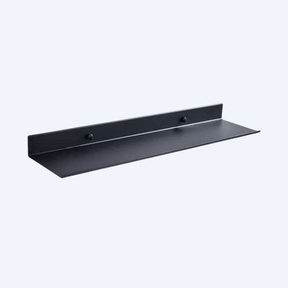 Étagère de douche extra plate noire Noir / 30 cm