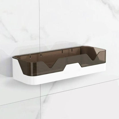 Étagère de douche transparente  Brun