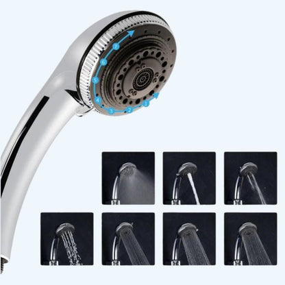 Pommeau de douche rond économique sept modes