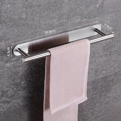 Porte-serviettes au design arrondie Chrome