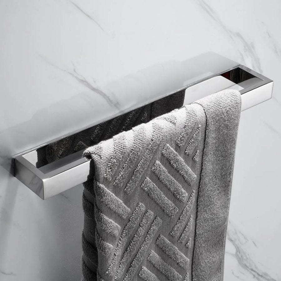 Porte-serviettes minimaliste en inox   Chrome
