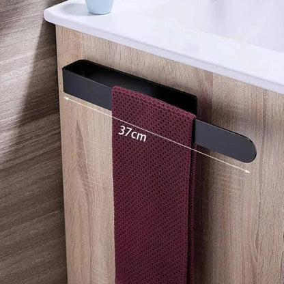 Porte-serviettes simple | Escale Douche Noir