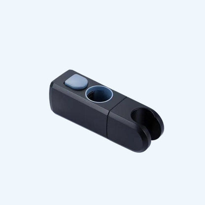 Support de pommeau de douche carré amovible pour barre de douche 24mm Noir