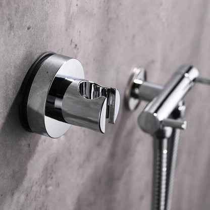 Support de pommeau de douche rond adhésif