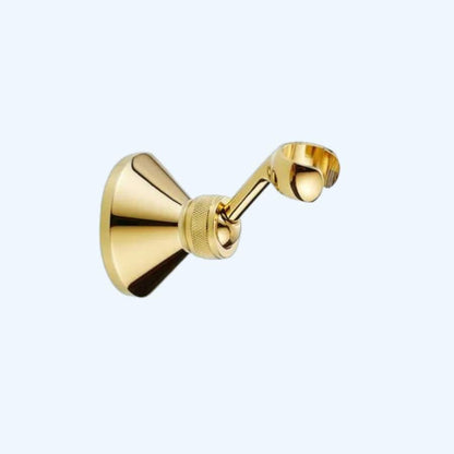Support de pommeau de douche vintage Doré