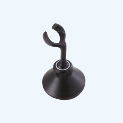 Support de pommeau de douche vintage Noir