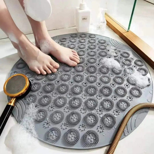 Tapis de bain antidérapant rond | Escale Douche