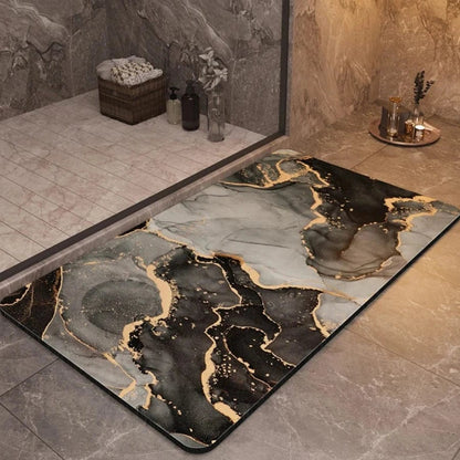 Tapis de bain déco moderne | Escale Douche 10 / 40cm x 60cm