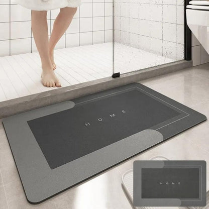Tapis de bain design gris | Espace Douche Gris / 40cm x 60cm