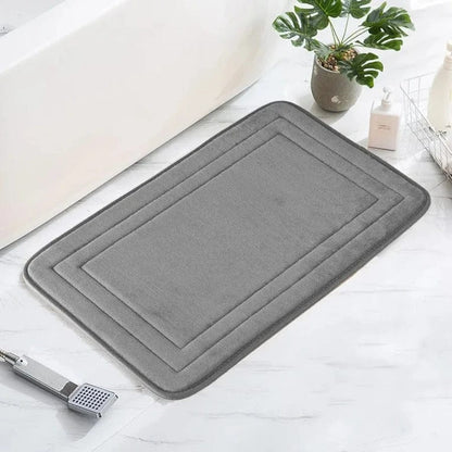 Tapis de bain passe partout | Escale Douche Gris / 40cm x 60cm